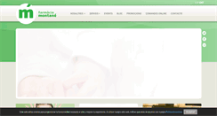 Desktop Screenshot of farmaciamontane.com
